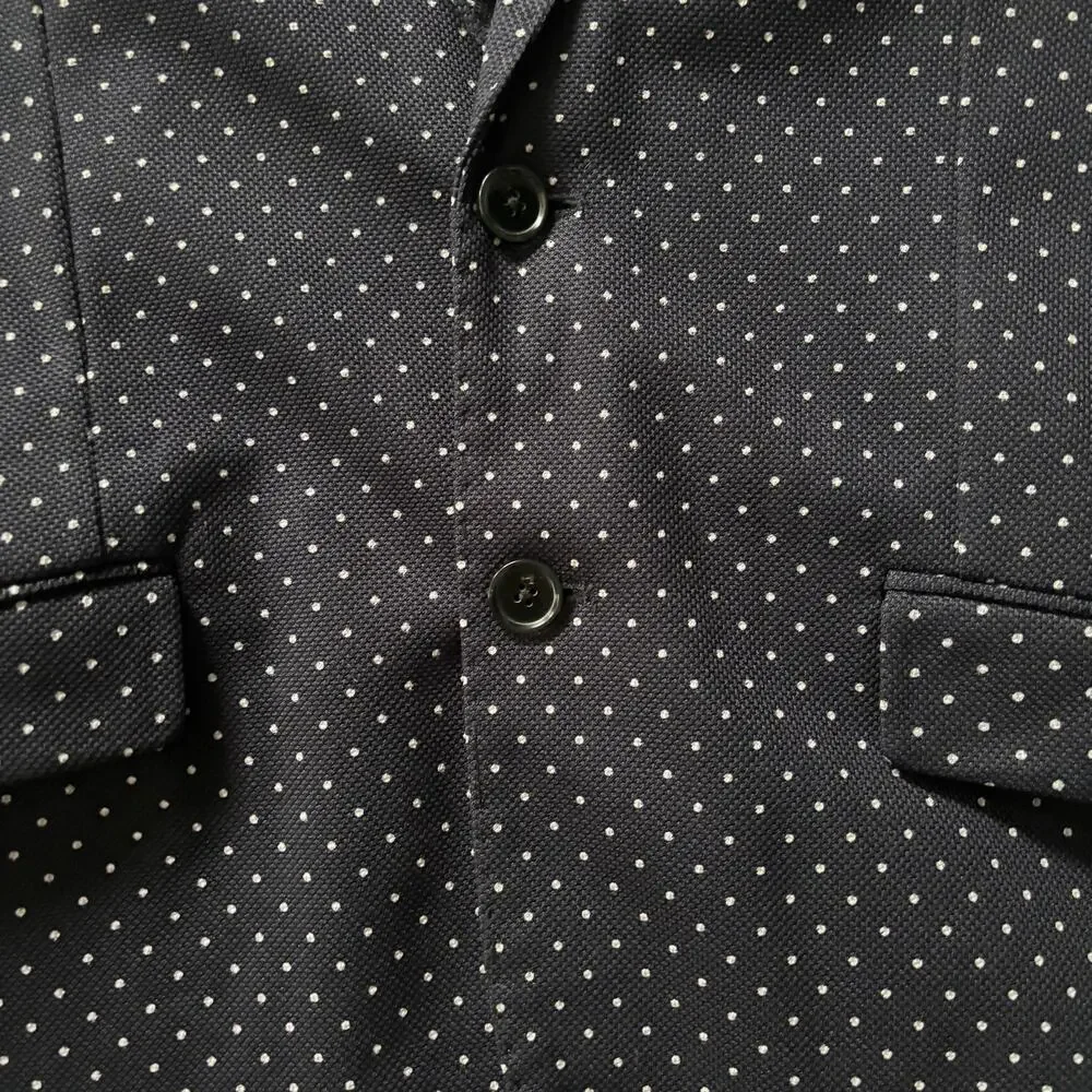 BLUE POLKA DOT SCOTCH AND SODA BLAZER SIZE LARGE